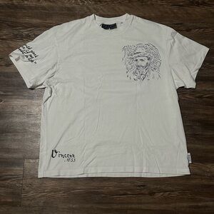 Bershka tshirt size L white